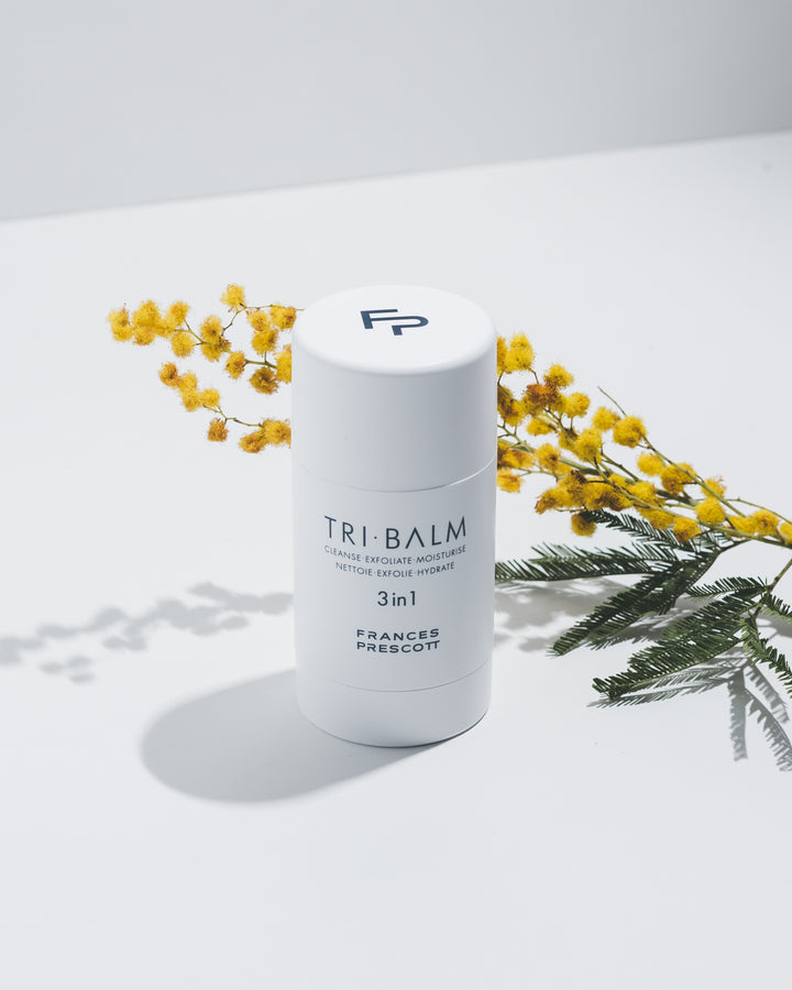 Tri-Balm with flowers