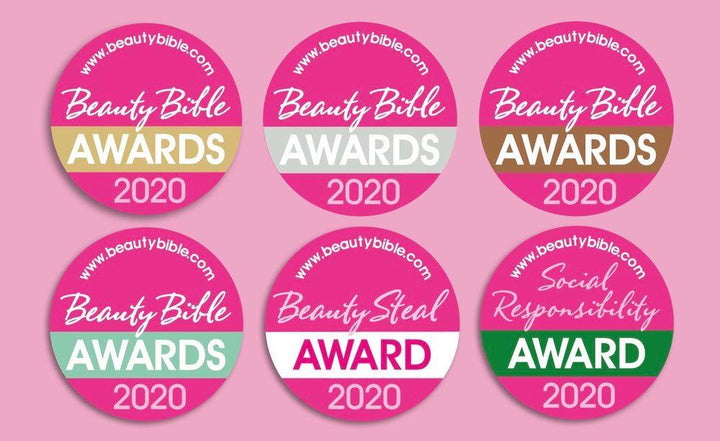 We've Won GOLD and SILVER in the 2020 Beauty Bible Awards!